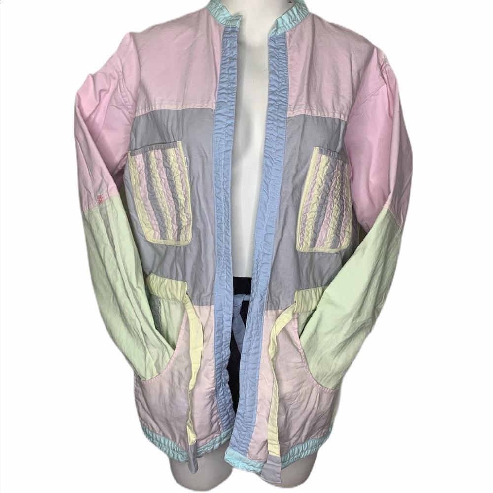 SOLD EBay Vintage 80's Reversable Colorblock Jacket - Picture 2 of 5